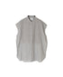 NMDS26224 60s ORGANIC CAMBRIC WITH EMB FRENCH/SLEEVE BANDED COLLAR EMB SHIRT