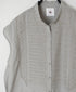 NMDS26224 60s ORGANIC CAMBRIC WITH EMB FRENCH/SLEEVE BANDED COLLAR EMB SHIRT