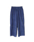 NMDS26255 80s VOILE SMALL GENTIANA BLOCK PRINT EASY PANTS