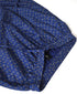 NMDS26255 80s VOILE SMALL GENTIANA BLOCK PRINT EASY PANTS