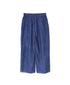 NMDS26255 80s VOILE SMALL GENTIANA BLOCK PRINT EASY PANTS