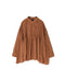 NMDS26512D 80s ORGANIC VOILE STRIPE (OVERDYE) MINI PINTUCK BANDED SHIRT