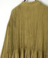NMDS26514D 80s ORGANIC VOILE STRIPE (OVERDYE) BANDED SHIRT DRESS WITH MINI PINTUCK