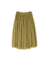NMDS26515D 80s ORGANIC VOILE STRIPE (OVERDYE) MINI PINTUCK FLARED SKIRT