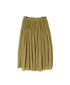 NMDS26515D 80s ORGANIC VOILE STRIPE (OVERDYE) MINI PINTUCK FLARED SKIRT
