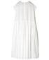 NMDS26523 60s ORGANIC CAMBRIC WITH EMB FRENCH/SL BACK OPENING DRESS