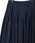 NMDS26535 60s ORGANIC POPLIN PLAIN PINTUCK FLARED SKIRT