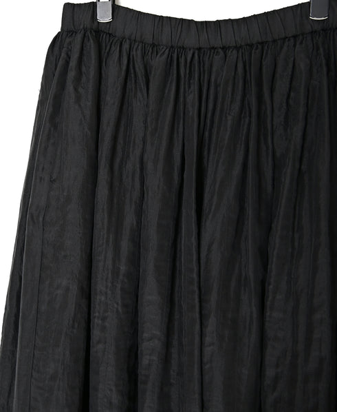 NMDS26556 BANGALORE SILK PLAIN STITCHED GATHERED SKIRT