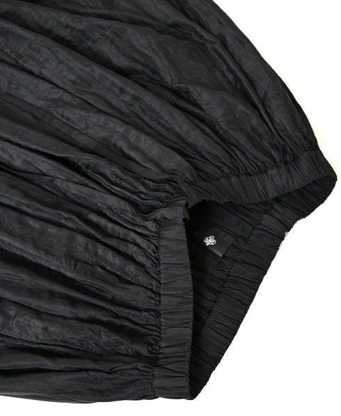 NMDS26556 BANGALORE SILK PLAIN STITCHED GATHERED SKIRT