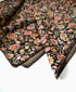 NMDS26566 BANGALORE SILK FLOWER PRINT STITCHED SCARF