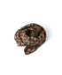 NMDS26566 BANGALORE SILK FLOWER PRINT STITCHED SCARF