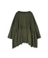 NMDS26601D ORGANIC MICRO CHK&VOILE PLAIN PATCHWORK OVERDYE MINI PINTUCK PULLOVER