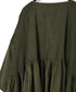 NMDS26601D ORGANIC MICRO CHK&VOILE PLAIN PATCHWORK OVERDYE MINI PINTUCK PULLOVER