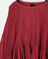 NMDS26601D ORGANIC MICRO CHK&VOILE PLAIN PATCHWORK OVERDYE MINI PINTUCK PULLOVER