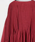 NMDS26601D ORGANIC MICRO CHK&VOILE PLAIN PATCHWORK OVERDYE MINI PINTUCK PULLOVER
