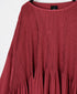 NMDS26602D ORGANIC MICRO CHK&VOILE PLAIN PATCHWORK OVERDYE PINTUCK PULLOVER DRESS