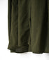 NMDS26604D ORGANIC MICRO CHK&VOILE PLAIN PATCHWORK OVERDYE CREW-NECK BUTTON SHIRT MAXI DRESS WITH PINTUCK