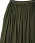 NMDS26605D ORGANIC MICRO CHK&VOILE PLAIN PATCHWORK OVERDYE RAJASTHAN GATHERED SKIRT