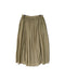 NMDS26605D ORGANIC MICRO CHECK&VOILE PLAIN PATCHWORK OVERDYE RAJASTHAN GATHERED SKIRT