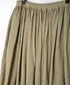 NMDS26605D ORGANIC MICRO CHK&VOILE PLAIN PATCHWORK OVERDYE RAJASTHAN GATHERED SKIRT