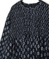 NMDS26612 80s ORGANIC SMALL CHECK MEDIUM FLOWER BLOCK PRINT C/NECK P/O SHIRT WITH PINTUCK