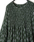NMDS26613 ORGANIC SMALL CHECK MEDIUM FLOWER BL PRINT CREW-NECK P/O SHIRT DRESS WITH PINTUCK