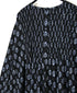 NMDS26613 ORGANIC SMALL CHECK MEDIUM FLOWER BL PRINT CREW-NECK P/O SHIRT DRESS WITH PINTUCK