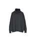 NNSL26501 14GG PLAIN STITCH COTTON/NYLON/SILK TURTLE NECK PULLOVER