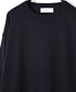 NNSL26502 14GG PLAIN STITCH COTTON/NYLON/SILK CREW-NECK PULLOVER