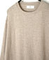 NNSL26502 14GG PLAIN STITCH COTTON/NYLON/SILK CREW-NECK PULLOVER
