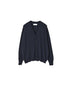NNSL26503 14GG PLAIN STITCH COTTON/NYLON/SILK V-NECK CARDIGAN
