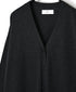 NNSL26503 14GG PLAIN STITCH COTTON/NYLON/SILK V-NECK CARDIGAN