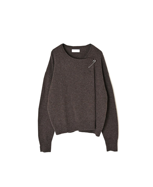 NNSL26511 7GG PLAIN STITCH NYLON/COTTON/WOOL CARDIGAN