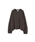 NNSL26513 7GG PLAIN STITCH NYLON/COTTON/WOOL CREW-NECK CARDIGAN