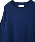 NNSL26514 7GG PLAIN STITCH NYLON/COTTON/WOOL CREW-NECK PULLOVER