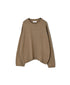 NNSL26514 7GG PLAIN STITCH NYLON/COTTON/WOOL CREW-NECK PULLOVER