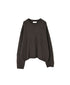 NNSL26514 7GG PLAIN STITCH NYLON/COTTON/WOOL CREW-NECK PULLOVER