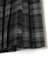 NOD0853 WORSTED WOOL LOW WAIST PLEATS WRAP SKIRT LENGTH 80cm