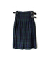 NOD0853 WORSTED WOOL LOW WAIST PLEATS WRAP SKIRT LENGTH 80cm