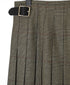 NOD0853 WORSTED WOOL LOW WAIST PLEATS WRAP SKIRT LENGTH 80cm