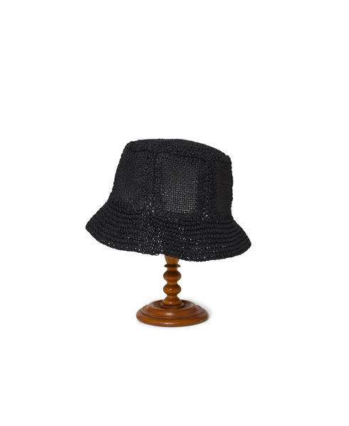 NSG2622 CROCHET PATTERNED PAPER HAT