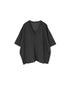 NSL24032 80s COTTON VOILE LACE V-NECK LACE S/SL PULLOVER