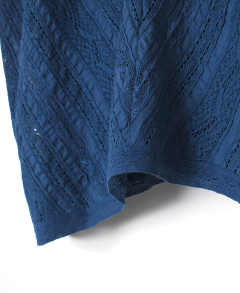 NSL25063 ALL LACE FRENCH/SL PONCHO
