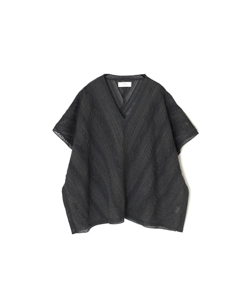 NSL25063 ALL LACE FRENCH/SL PONCHO
