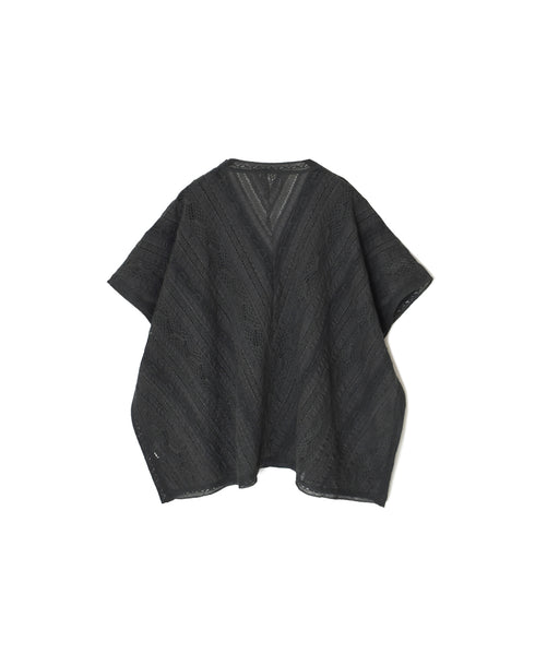 NSL25063 ALL LACE FRENCH/SL PONCHO