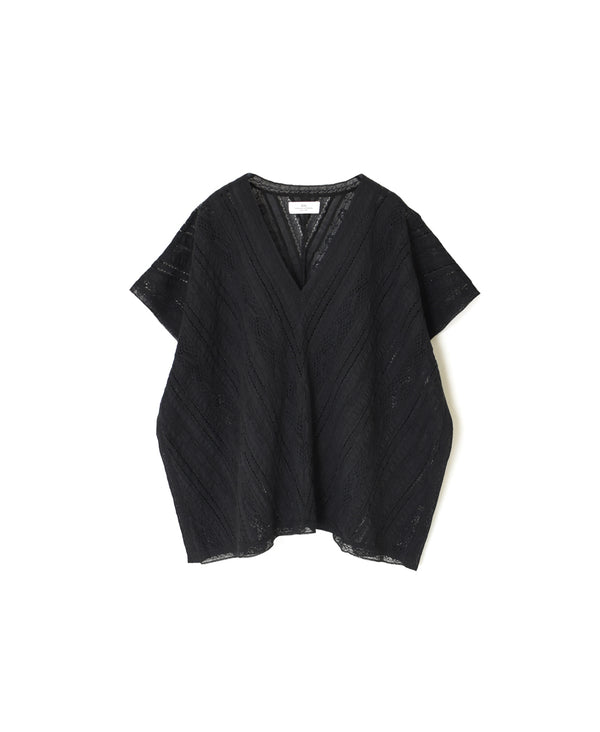 NSL25063 ALL LACE FRENCH/SL PONCHO