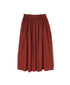 NSL25565 60s CAMBRIC PLAIN GATHERED SKIRT