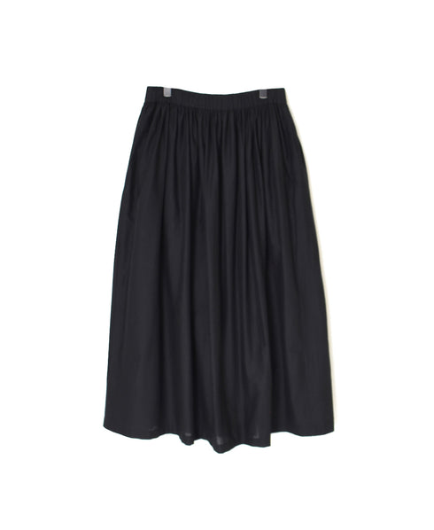 NSL25565 60s CAMBRIC PLAIN GATHERED SKIRT