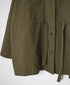 60s CAMBRIC PLAIN REGULAR COLLAR FLAP POCKET SHIRT