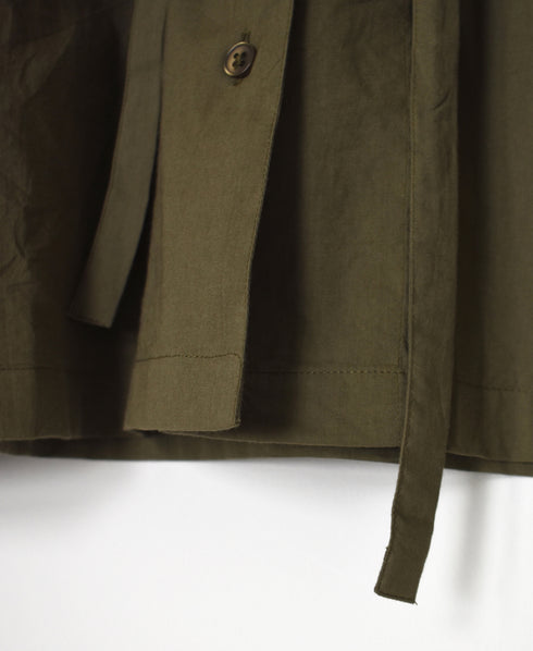 60s CAMBRIC PLAIN REGULAR COLLAR FLAP POCKET SHIRT